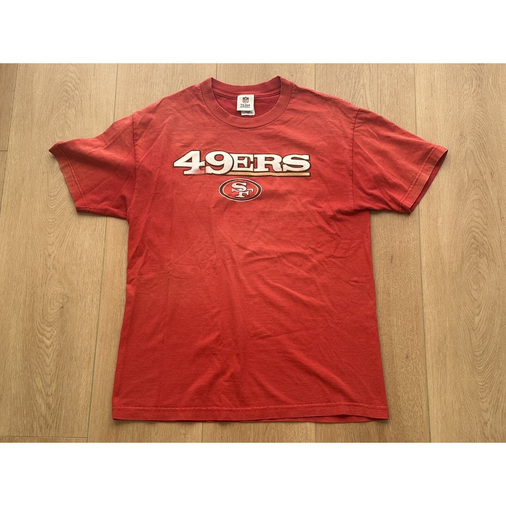 NFL Vintage 49ers Short Sleeve Tee Shirt Size L Mens‎ Team Apparel